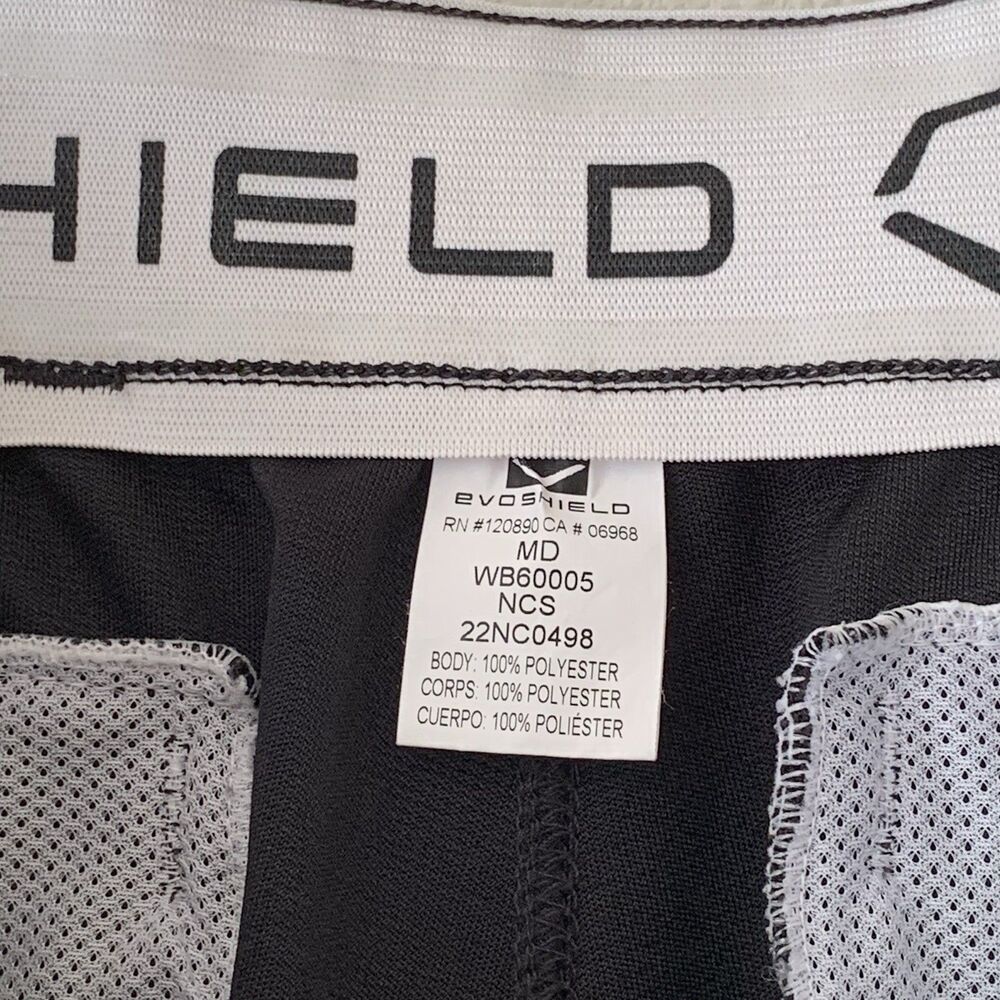 Evoshield Men’s Salute Black Knicker Baseball Pants Orange Side Stripe Medium - Picture 8 of 9